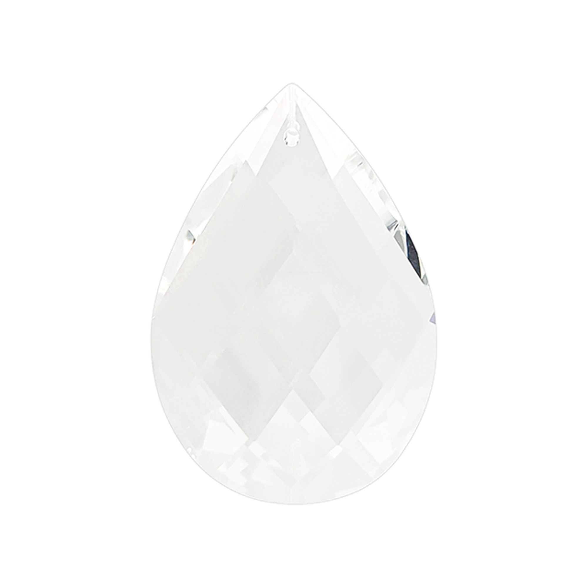 C20060  Crystal Pendalogue, No Ring Or Pin Included Clear63mm